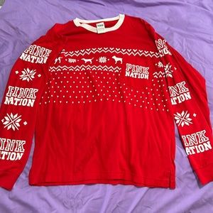 VS PINK long sleeve tee shirt